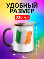 Кружка хамелеон с флагом "Чехия"