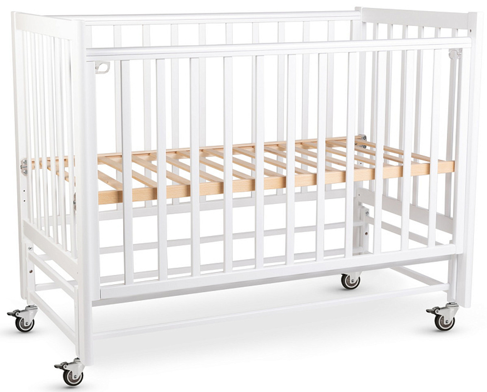 Детская кровать Woodix Classic Go маятник продольный WCG341 Белый