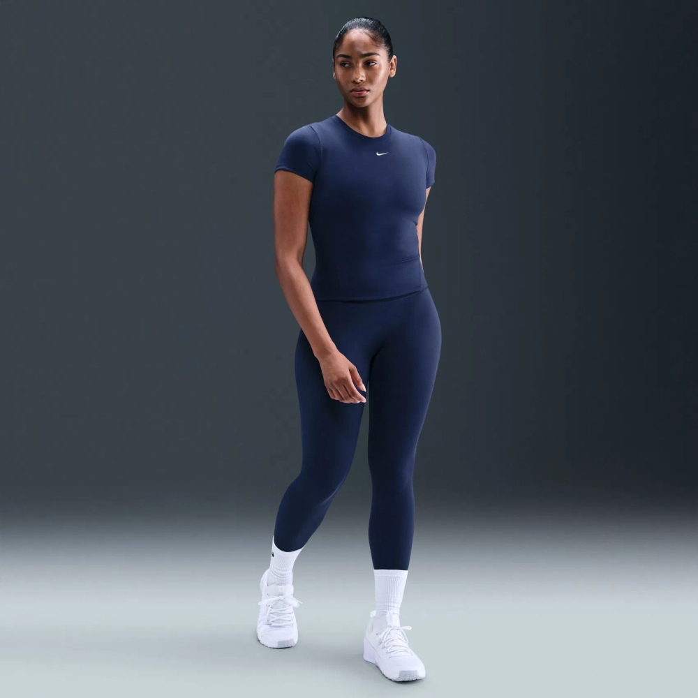 IM9638-410 Футболка тренировочная Nike One Fttd Ss Top W