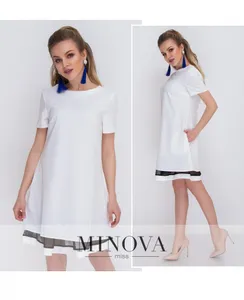 Платье 1034-белый Minova