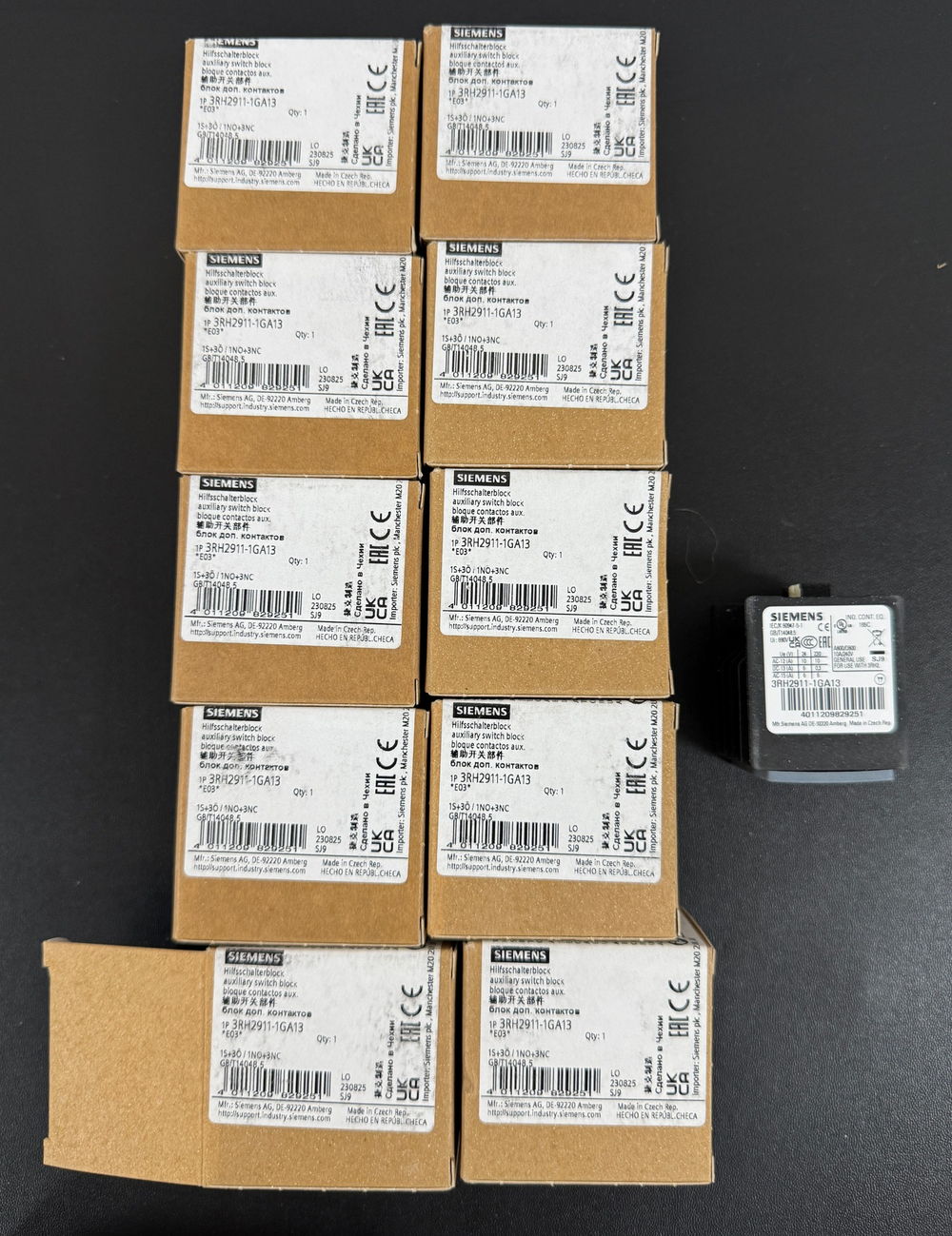 Контактный модуль 3RH2911-1GA13 Siemens