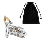 Серебристый сувенирный пояс верности в виде дракона (Цвет: серебристый)