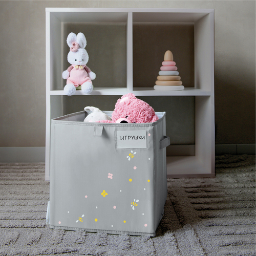 Коробка для игрушек. Котик (паттерн)