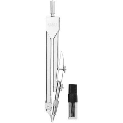 Готовальня Deli 8601, 2 предмета, пластиковый футляр