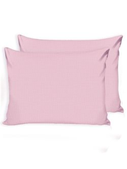 Наволочка комплект 2шт Сказка "Вязание розовое" 50х70 см, перкаль