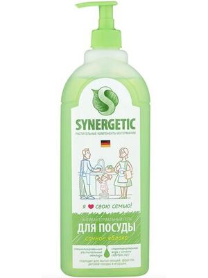 Средство для мытья посуды Synergetic с ароматом Яблока 1 л