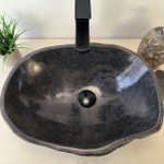 Раковина из речного камня RS-66032 47х36х15 из натурального камня