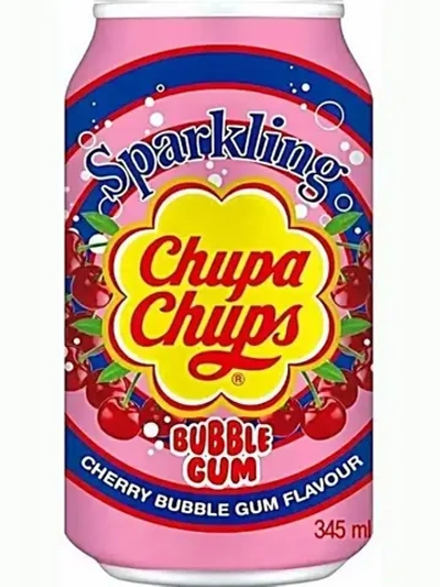 Газированный напиток Сhupa Chups Bubble Gum Cherry, 345 мл