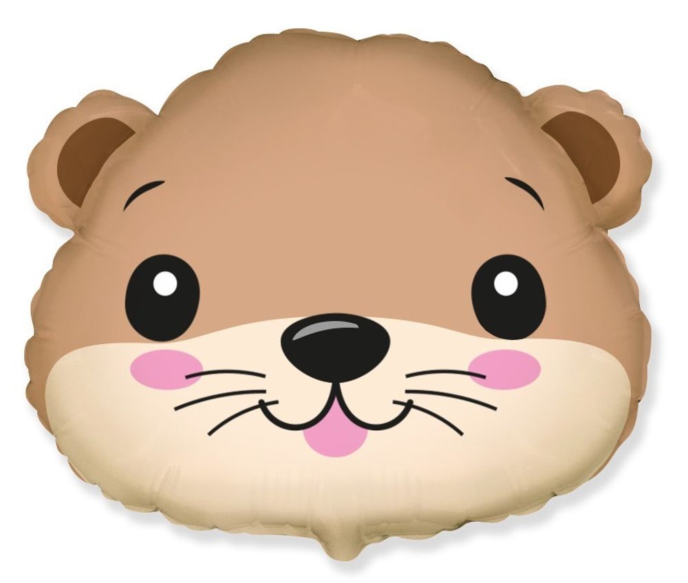 Шар (24''/61 см) Фигура, Маленькая выдра, 1 шт.