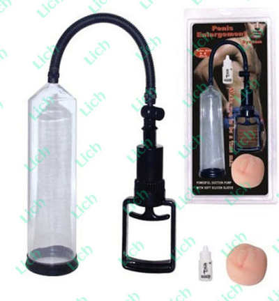Поршневая мужская помпа с вибратором