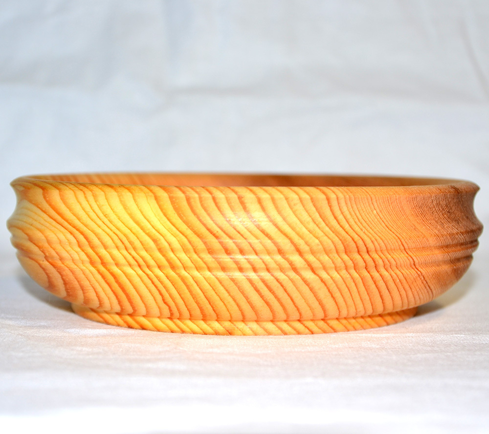 Деревянная тарелка-блюдце Art of Siberia из сибирского кедра 16 см. T8