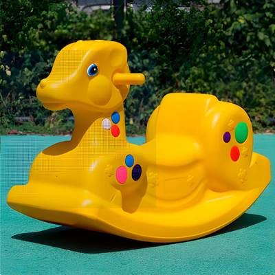 Качалка балансир Для Помещений «Оленёнок» Желтый