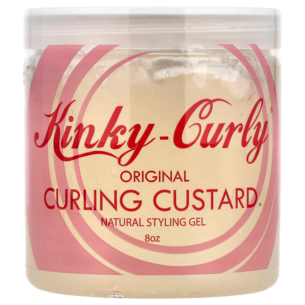 Kinky-Curly, Original Curling Custard™, натуральный гель для укладки волос, 240 мл (8 унций)