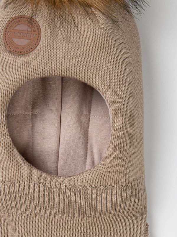 Шлем зимний из смесовой шерсти 