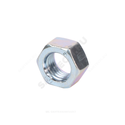 Гайка стальная оц М27 к.п. 5 шестигранная вес DIN 934 (5915/5927)