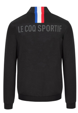 Мужская теннисная кофта Le Coq Sportif TRI FZ Sweat No.1 M - black