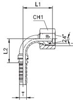 Фитинг DN 25 DKO-S (Г) 36x2 25 (90)  E41