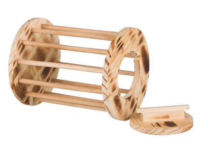 Кормушка для сена напольная, обожённое дерево, ф 15 ×19 см, Trixie