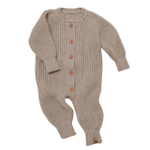 Вязаный комбинезон Woolly (теплый беж)