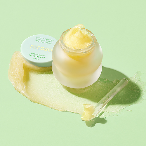 Tocobo Lemon Sugar Scrub Lip Mask несмываемая сахарная маска-скраб для губ