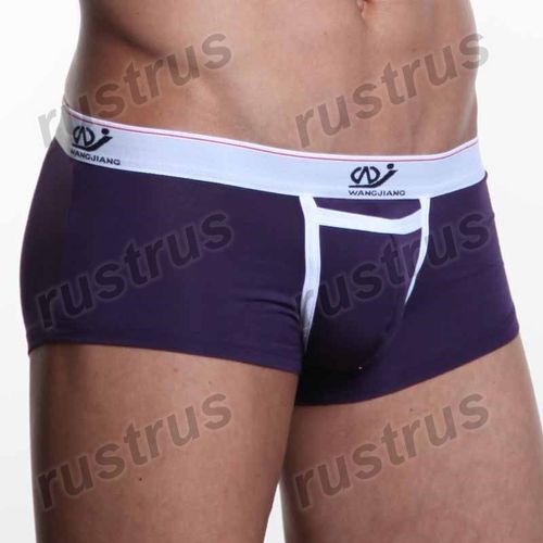 Мужские трусы хипсы фиолетовые WANGJIANG WG00004