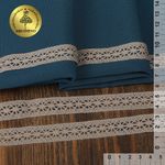 Кружево вязаное (тесьма) 15 мм / 10 метров, цв.25 св.серый, Kruzhevo