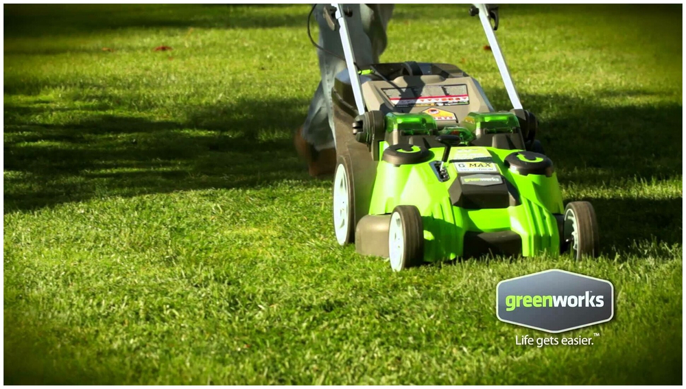 Газонокосилка аккумуляторная GREENWORKS TwinForce G40LM49DB 40В,49см,без АКБ и ЗУ (2500207)
