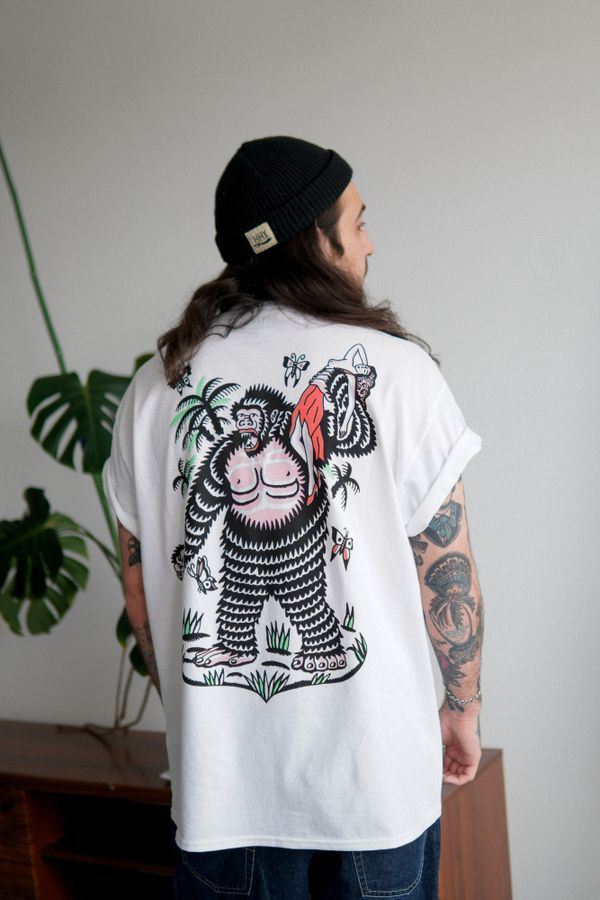 Футболка Gorilla Белая - фото 7