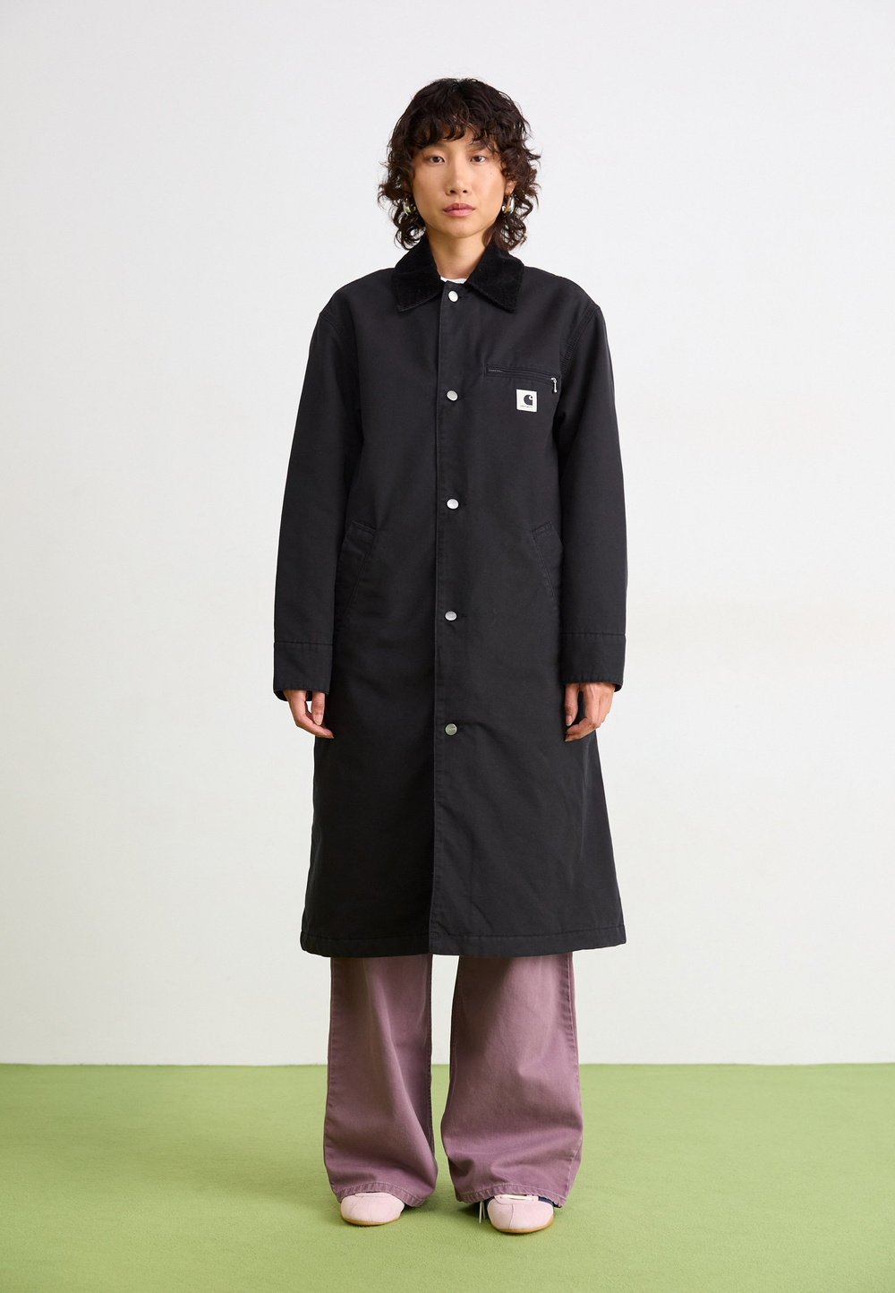 Carhartt WIP Классическое пальто - Чёрный