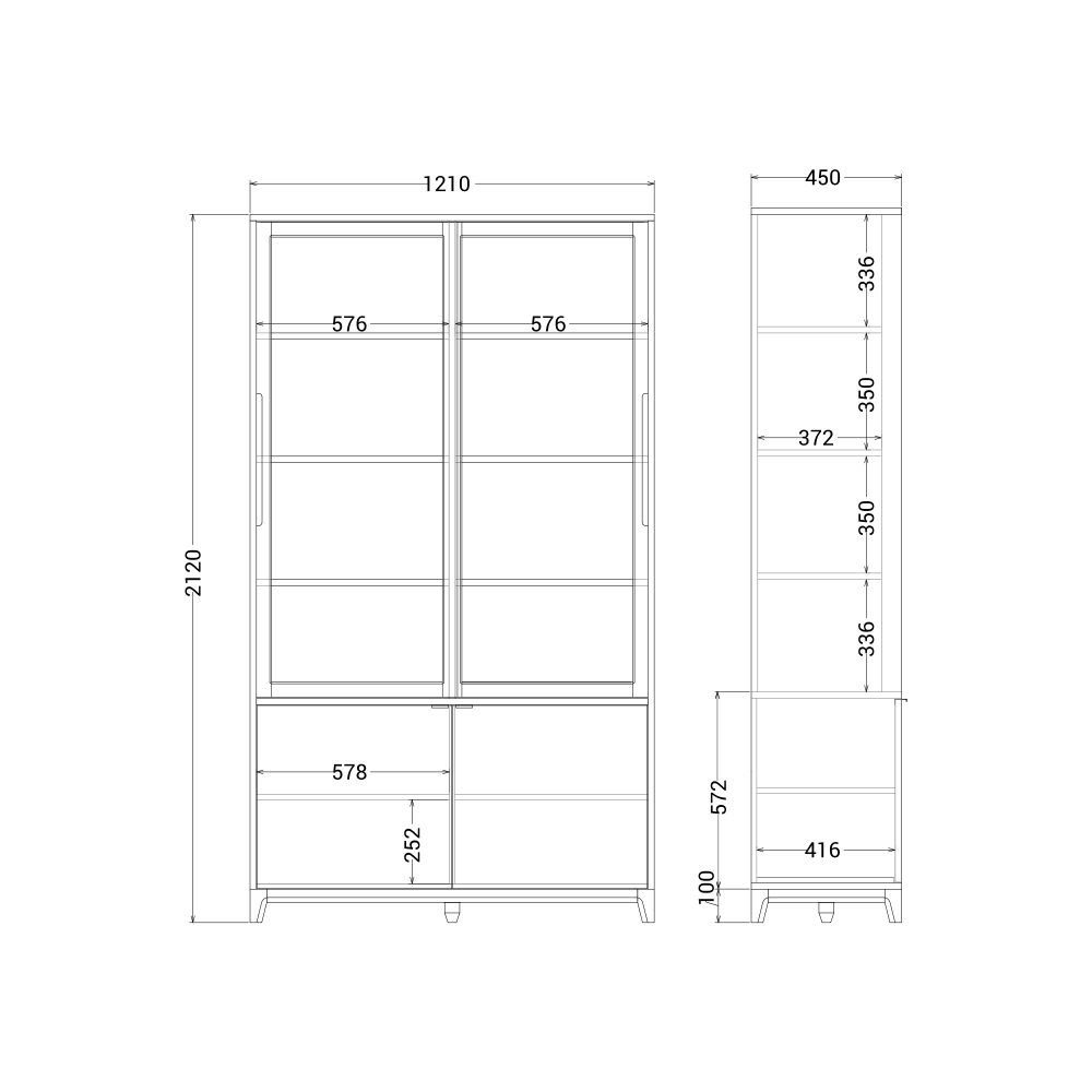 Витрина Case CS183