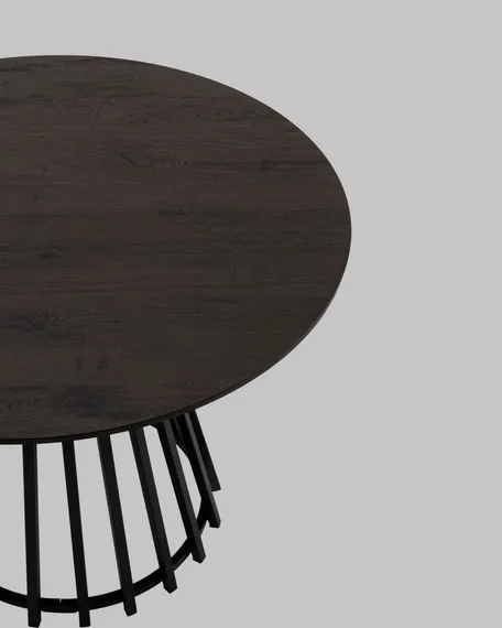 Стол обеденный Daphne 100*75 см темное дерево