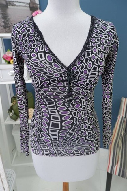 Блуза с узором 42 размер