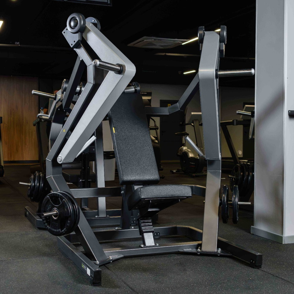 D910 Широкий жим от груди, рычаги серые