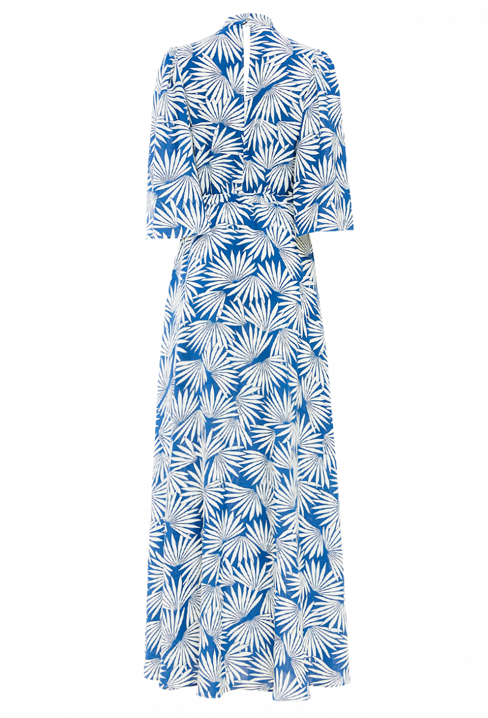 Длинное платье с разрезом и с поясом 29-02-20 SS