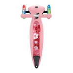 Самокат Globber Junior Foldable Fantasy Lights светло-розовый