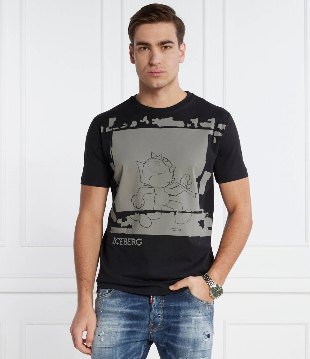 Футболка Iceberg - черный(242 I1P F018 6327)