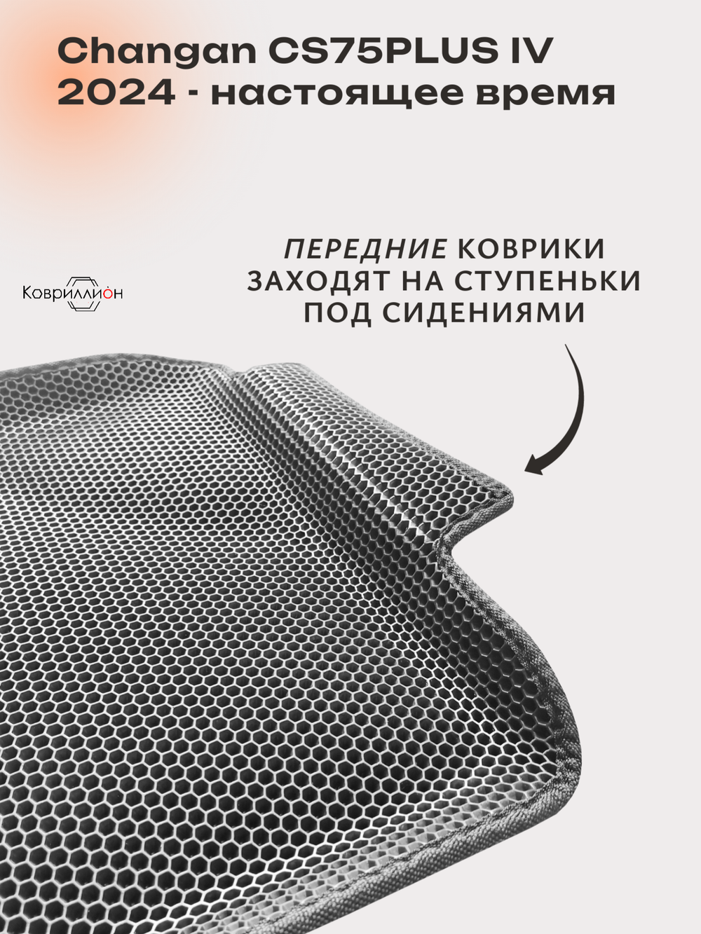 Автомобильные коврики ЭВА с бортами для Changan CS75PLUS IV (24-н.в.)