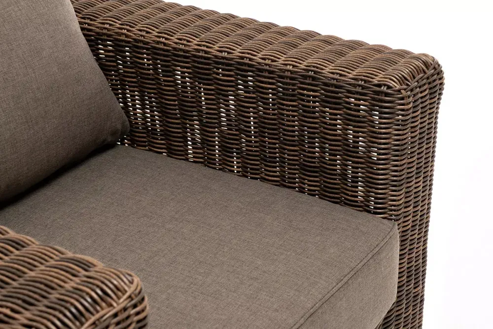 "Боно" кресло из искусственного ротанга, цвет коричневый
