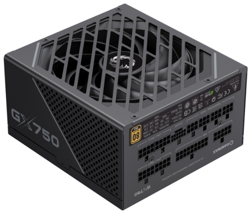 Блок питания Game Max GX-750 PRO BK PCIE 5.0 ATX 3.0 750 Вт