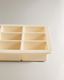 Zara Home Форма для льда силиконовая на 15 кубиков с крышкой, прямоугольные ячейки