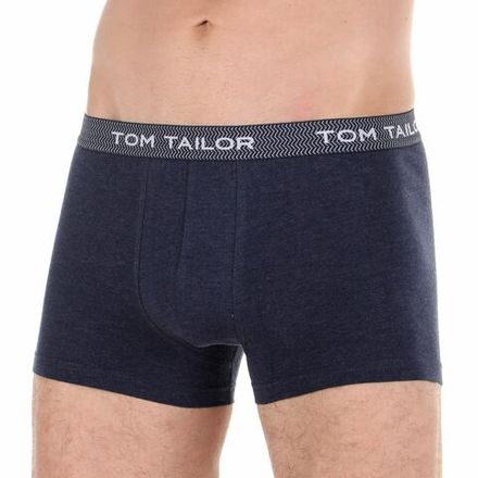 Мужские трусы боксеры темно-синие меланжевые Tom Tailor 70453/6072 631
