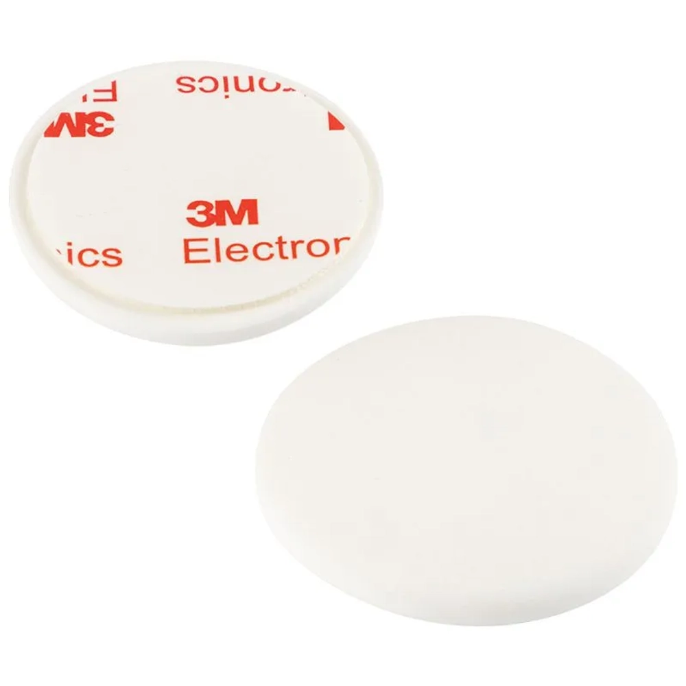 Стоппер для двери настенный, круглый, самоклеящийся, 2 шт в наборе