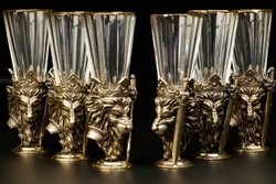 Набор рюмок-лафитников "Лев"