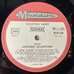 Винтажная виниловая пластинка LP Adriano Celentano Адриано Челентано Rock (Франция 1973)