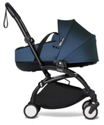 Коляска для новорожденных Stokke YOYO3 Newborn Shell 0+ рама чёрная Black Navy Blue