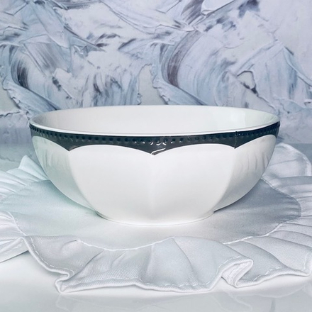 Lenardi 205-955 Салатник 20х8см ИМПЕРИАЛ в под.уп.(х18)Фарфор