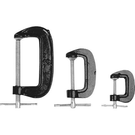 Набор струбцин (тип G, 3 штуки) Top Tools 12A375