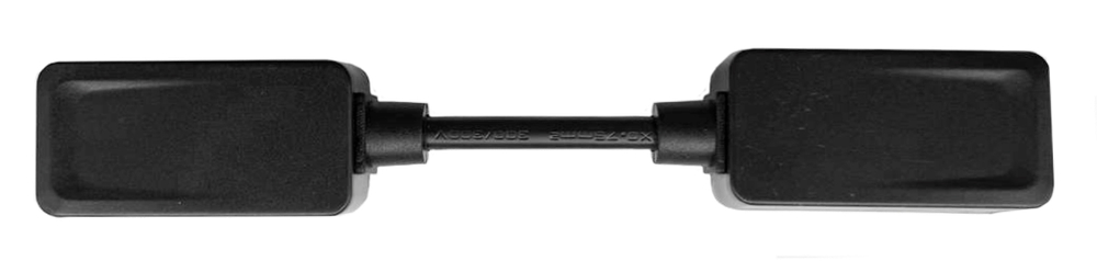 CLARUS Коннектор угловой (гибкий) 48V для магнитного ультратонкого шинопровода, черный, 100 шт