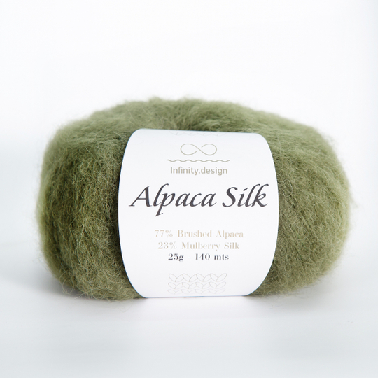 Infinity Design Alpaca Silk  (9573/Зеленый мох)