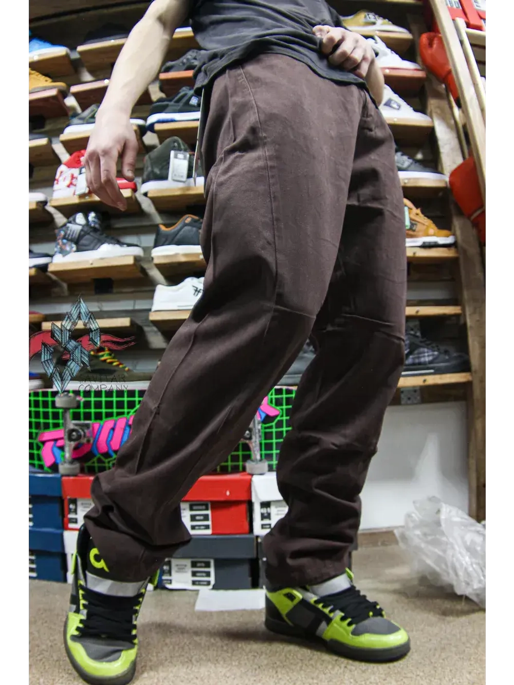 Джинсы прямые трубы Chad Muska Savitar